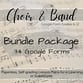 Google Forms Music Lessons Complete Bundle Package Digital File Digital Resources cover